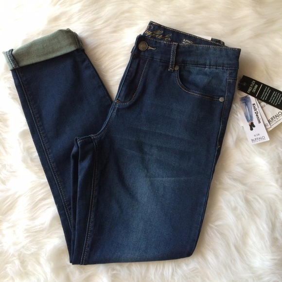 Buffalo mid-rise slim boyfriend jeans mimi 6/28 - Picture 1 of 4