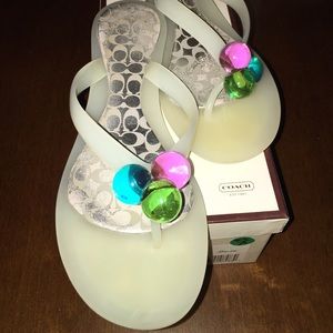 Coach Madlena flip flops