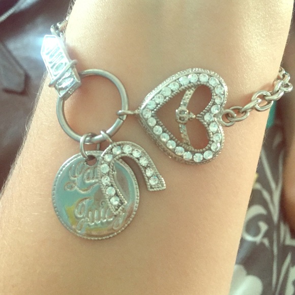 Juicy Couture silver charm bracelet