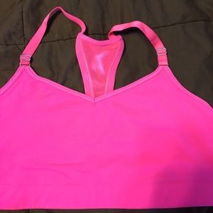 Victoria secret sports large sports bra pink
