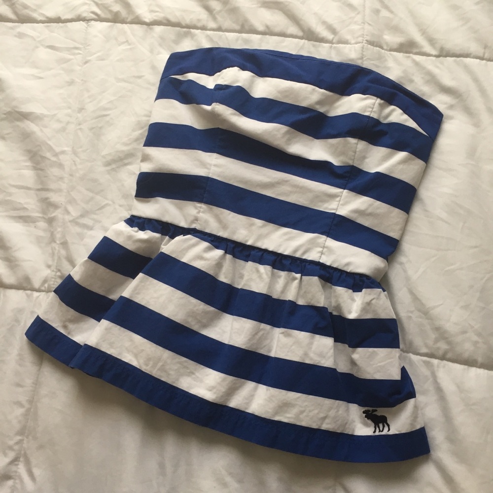 abercrombie striped tube top