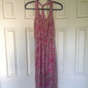 Pink Patterned Maxi