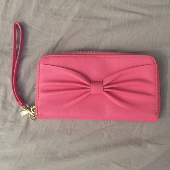 Handbags - Pink/Coral Wristlet