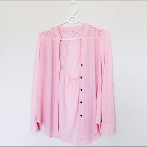 Light pink blouse!