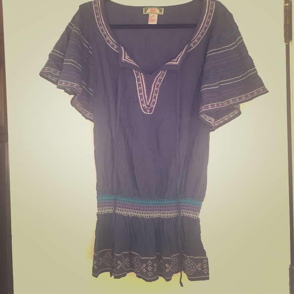Flying Tomato drop waist tunic