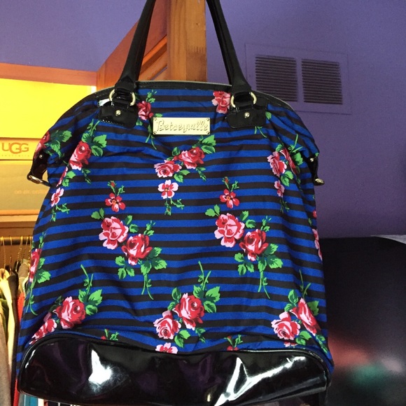 Stripped rose purse - Picture 1 of 4