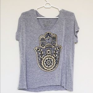 Grey shirt with elaborate symbol!