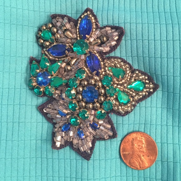 Anthropologie Jeweled Hair Clip New $36