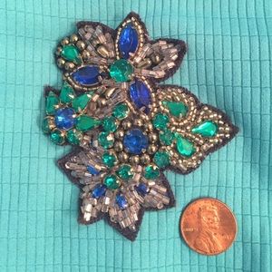 Anthropologie Jeweled Hair Clip New $36