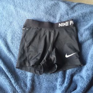 Nike pro spandex shorts