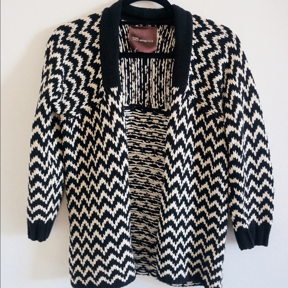 525 AMERICA chevron knit cardigan