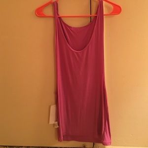 Purple tank top low cut sides tobi