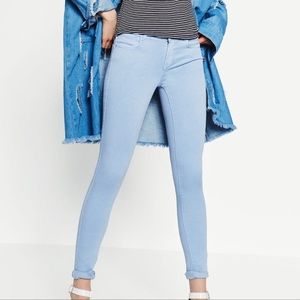 Zara Basic light blue jeggings