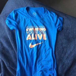 Nike dri fit workout shirt