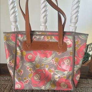 Fossil Key-Per Printed Coated Canvas Shopper!