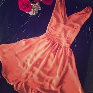Brand new coral party dress