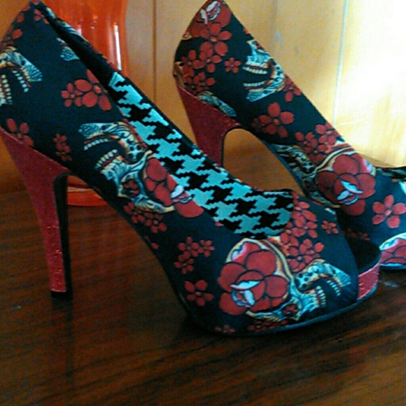 Iron Fist Dia De Muerto heels