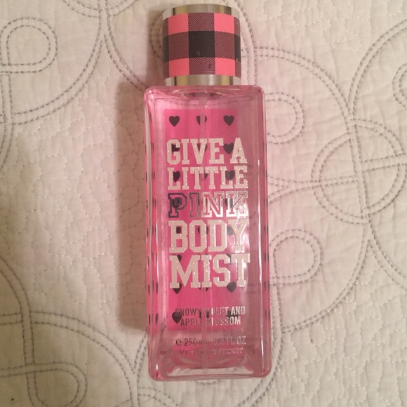 pink body mist