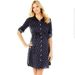 ROSIE POPE MADELINE XS WISHBONE MATERNITY DRESS