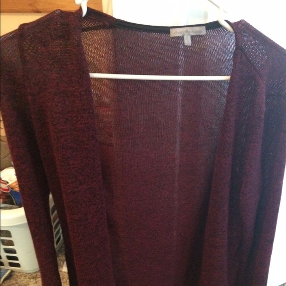 Charlotte Russe Burgendy Cardigan