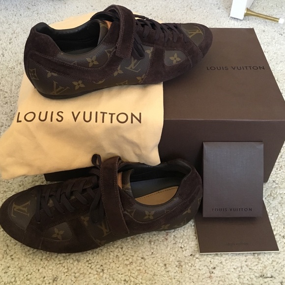 🚫SOLD🚫 MEN LOUIS VUITTON Monogram Suede Sneakers