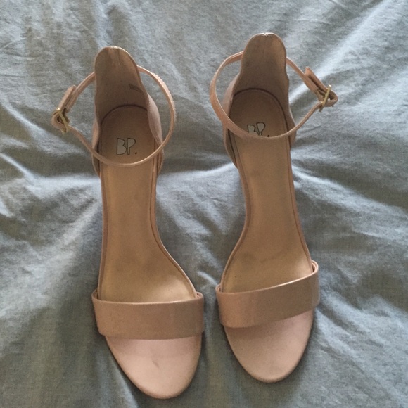 BP petal pink open toe heela