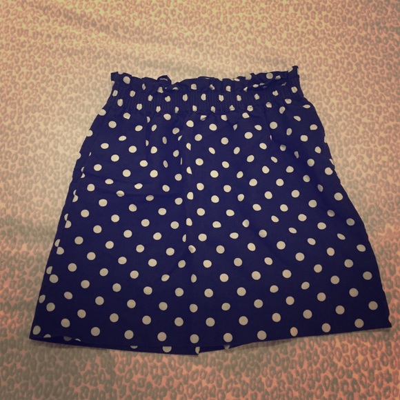 J.Crew Polka Dot Mini Skirt with Pockets