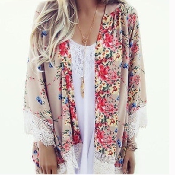 Tops - "Summer Nights"  Kimono