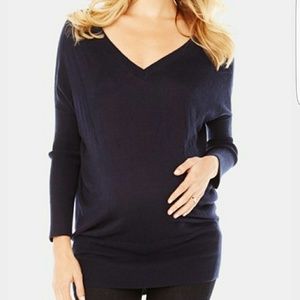 ROSIE POPE NAVY XS MATERNITY SWEATER