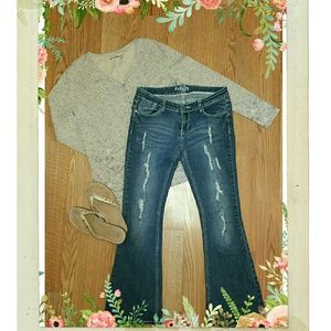 Reign Curvy Boot Cut Jeans