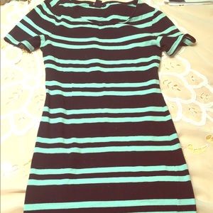 Forever 21 Striped Tight Dress 
Sz Small body con