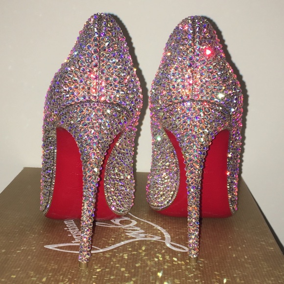 Christian Louboutin So Kate Strass Crystal Heels - Picture 3 of 4