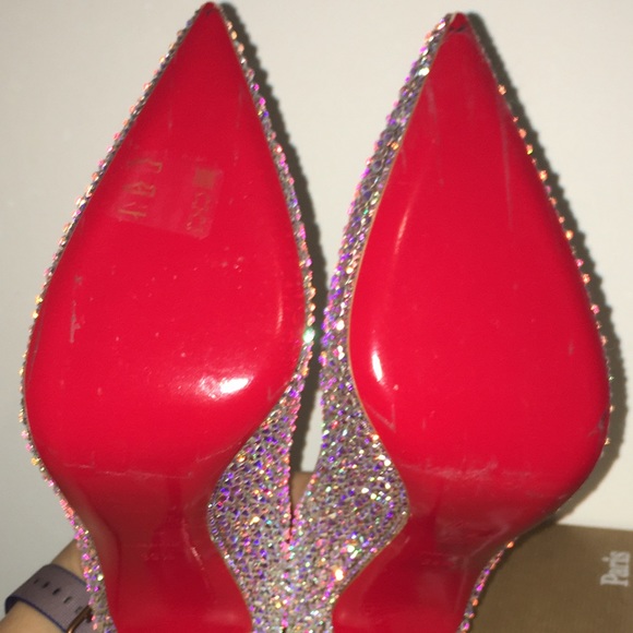 Christian Louboutin So Kate Strass Crystal Heels - Picture 4 of 4