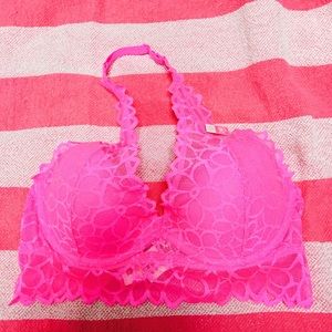 PINK HALTER LACE 💕