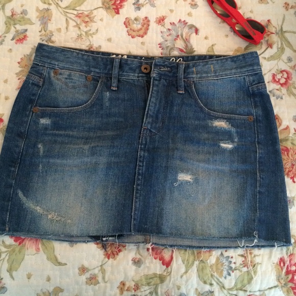 Madewell Jean Skirt