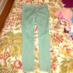 American eagle mint skinny jeans