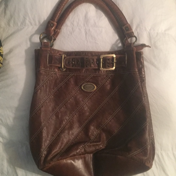 D&G large brown purse