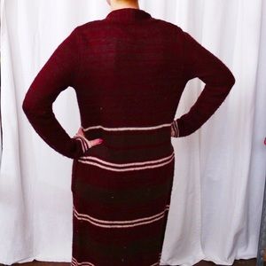 Double Zero Sweaters - 💙SALE❤️ Burgundy Long Knit Cardigan Double Zero Sweaters - 💙SALE❤️ Burgundy Long Knit Cardigan