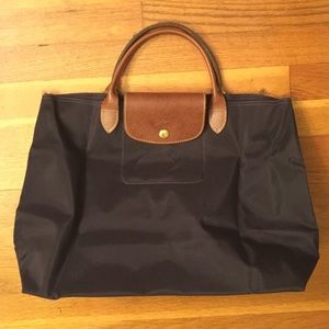 Longchamp Le Pliage Tote in Bilberry