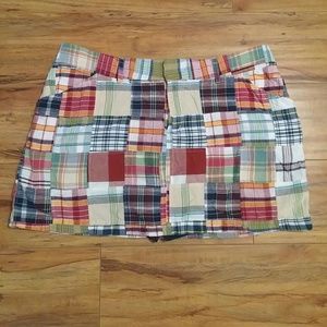 Duck head madras skort.