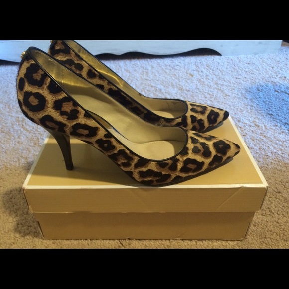 Michael Kors Leopard Print Heels
