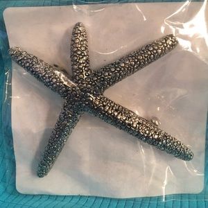 Anthropologie Starfish Metal Hair Clip Brand New
