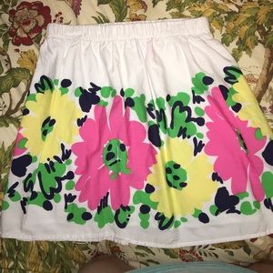 Lilly Pulitzer floral skirt