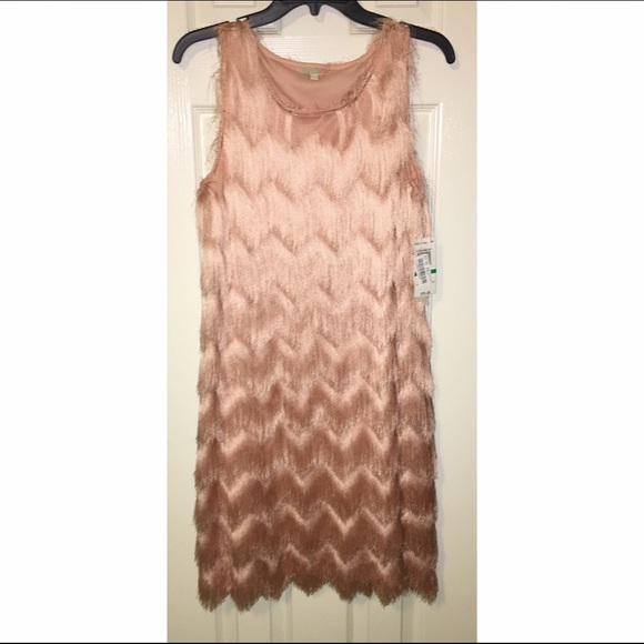Flapper Dress Blush Pink