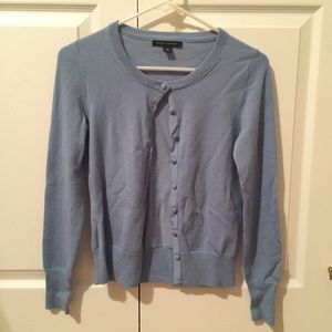 Banana Republic light blue wool cardigan