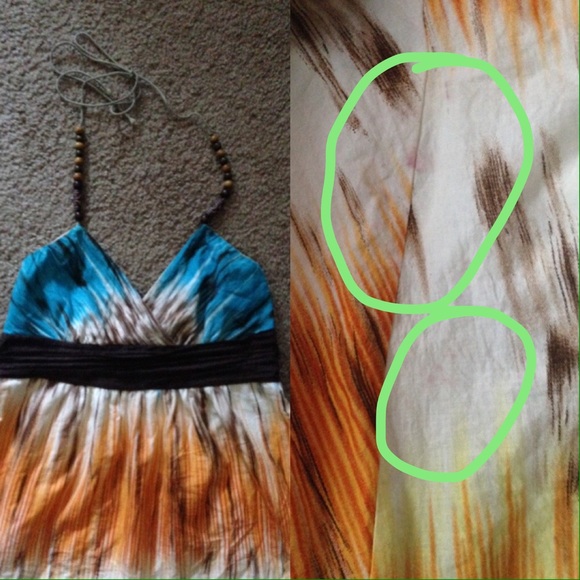 Great print beach summer dress! - Picture 4 of 4