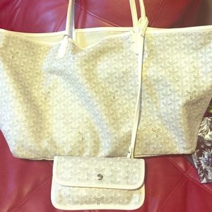 Large Goyard tote.
