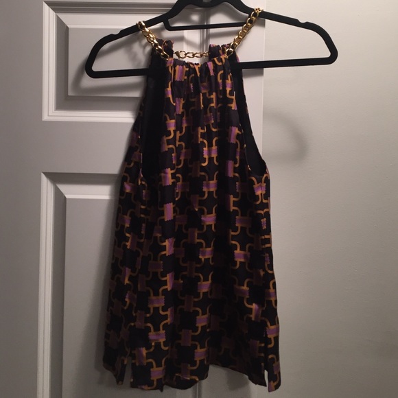 Milly blouse with chain neck