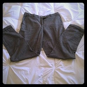 Cropped hounds tooth trousers