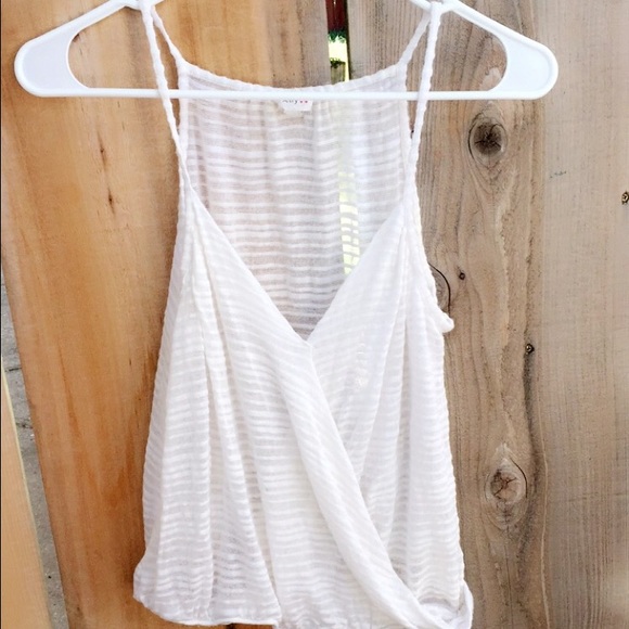 White flowy blouse